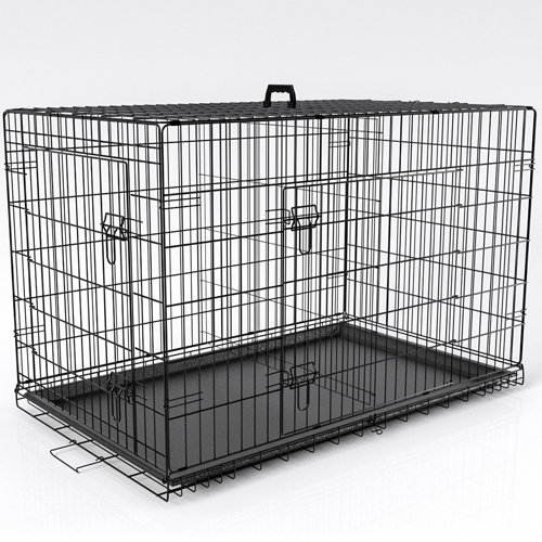 Tucker Murphy Pet™ Collapsible Portable Folding Steel Wire Dog Crate